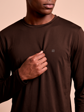 Load image into Gallery viewer, Image 05: Longsleeve New Fit Textura Masc Brown UPF50+