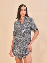Load image into Gallery viewer, Women's beach shirtdress wings print UPF50+