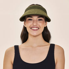 Load image into Gallery viewer, Women's sun visor Brunei military green UPF50+