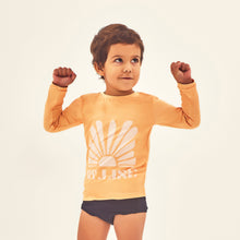 Load image into Gallery viewer, Model Front: Uv Line Baby Swimwear Rash Guard Baby Solar Upf50+