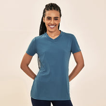 Load image into Gallery viewer, Women's UV t-shirt sport fit steel grey UPF50+
