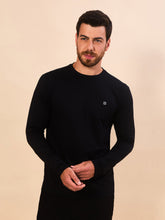 Load image into Gallery viewer, Men's long sleeve top Skin Infratherm black UPF50+