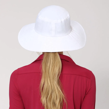 Load image into Gallery viewer, Model Back: Uv Line Floppy Hat Hat Lyon Nac L Fem White Upf50+