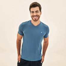 Load image into Gallery viewer, Men's UV t-shirt sport fit steel grey UPF50+