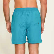 Load image into Gallery viewer, Model Back: Men's Swim Shorts Lucca — Aquamarine UPF50+