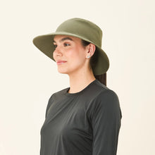 Load image into Gallery viewer, Image 02: Hat California Nac Fem Green Militar UPF50+