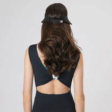 Load image into Gallery viewer, Model Back: Uv Line Visor Visor Leblon Black Upf50+