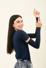 Load image into Gallery viewer, UV arm sleeves navy UPF50+