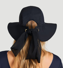 Load image into Gallery viewer, Model Back: Uv Line Floppy Hat San Remo Preto