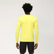 Load image into Gallery viewer, Model Back: Uv Line Rash Guard Longsleeve Uvpro Masc Yellow Upf50+