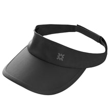 Load image into Gallery viewer, Product Front: Uv Line Visor Visor Athletic Dry Fem Black Upf50+