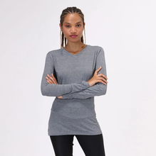 Load image into Gallery viewer, Model Front: Uv Line Fitness Top Sport Fit Mescla