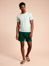 Load image into Gallery viewer, Model Front: Men's Sun T-Shirt — Light Green, UPF50+