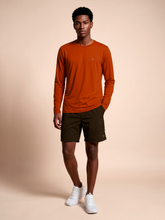 Load image into Gallery viewer, Model Front: Longsleeve Uvpro Brasil Masc Pitanga UPF50+