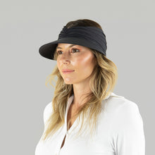 Load image into Gallery viewer, Image 02: Uv Line Visor Visor Granada Eva Fem Matte Black Upf50+