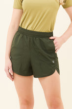 Load image into Gallery viewer, Women's race shorts army green UPF50+