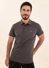 Load image into Gallery viewer, Men's UV polo shirt lead grey UPF50+
