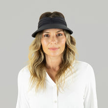 Load image into Gallery viewer, Women's sun visor Granada EVA matte black UPF50+