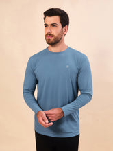Load image into Gallery viewer, Men's long sleeve UV swim shirt UVPRO indigo UPF50+