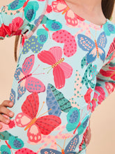 Load image into Gallery viewer, Image 04: Uv Line Girl's One-Piece Swimsuit Girl Borboletinha Upf50+