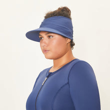 Load image into Gallery viewer, Image 02: Women's Sun Visor Granada EVA — Matte Navy UPF50+