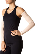 Load image into Gallery viewer, UV arm sleeves beige UPF50+ sun protection