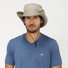 Load image into Gallery viewer, Image 02: Wide Brim Safari Hat — Beige UPF50+