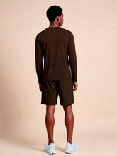 Load image into Gallery viewer, Model Back: Longsleeve New Fit Textura Masc Brown UPF50+