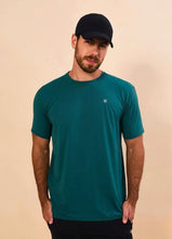 Load image into Gallery viewer, Men's UV t-shirt New Fit petrol blue UPF50+