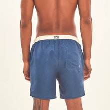 Load image into Gallery viewer, Model Back: Uv Line Short For Men / Bermuda Shorts Boxer Aco Off White Upf50+