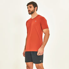 Load image into Gallery viewer, Image 02: Uv Line Fitness Top T-Shirt Sport Fit Ferrugem Upf50+