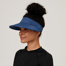 Load image into Gallery viewer, Image 02: Uv Line Visor Visor Leblon Navy Blue Upf50+
