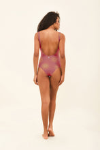Load image into Gallery viewer, Shine One-Piece Swimwear - Mauve - UPF50+
