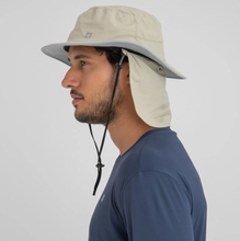 Load image into Gallery viewer, Image 02: Uv Line Flap Hat Chapeu Kansas Nac Areia/Cinza
