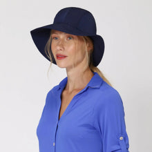 Load image into Gallery viewer, Image 03: Uv Line Floppy Hat San Remo Marinho Offwhite Upf50+
