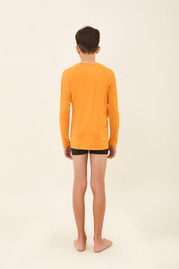 Kids UVPRO Rash Guard - Long Sleeve - Orange