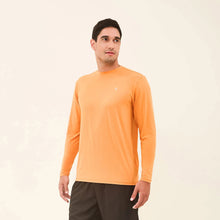 Load image into Gallery viewer, Image 02: Uv Line Rash Guard Longsleeve Uvpro Masc Orange Upf50+
