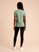 Load image into Gallery viewer, Model Back: Women's Rash Guard — Green, UPF50+
