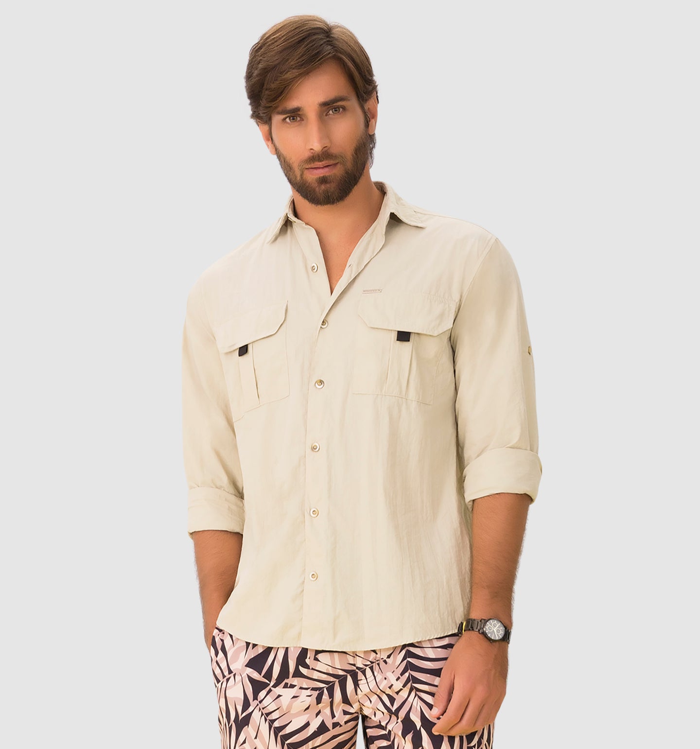 Tenerife Shirt - Beige - UPF50+