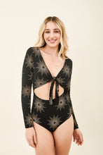 Load image into Gallery viewer, Shine One-Piece Swimwear - Black - UPF50+
