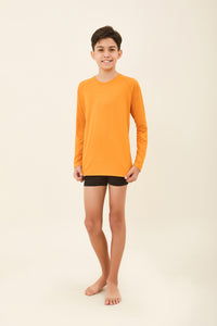 Kids UVPRO Rash Guard - Long Sleeve - Orange