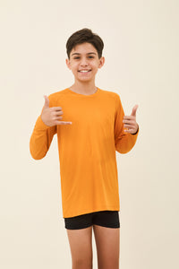 Kids UVPRO Rash Guard - Long Sleeve - Orange
