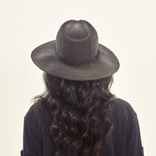 Load image into Gallery viewer, Saint Germain Floppy Hat - Black - UPF50+
