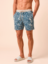 Load image into Gallery viewer, Gallery: Men's Board Shorts — Blue Tie-Dye, UPF50+
