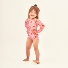 Load image into Gallery viewer, Image 02: Uv Line Baby Swimwear Baby Solar Rose Upf50+
