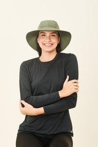 San Remo Floppy Hat - Army Green - UPF50+