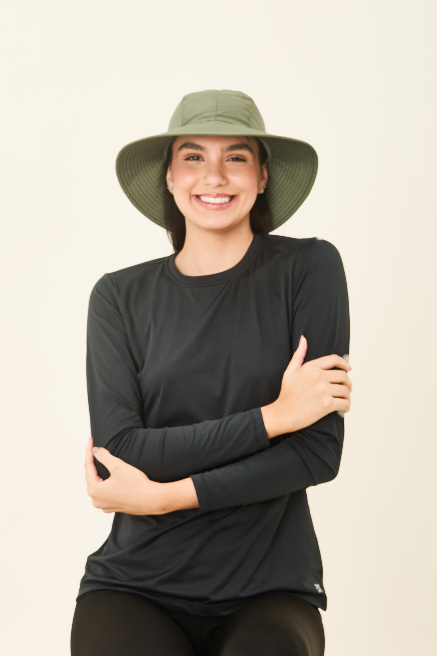 San Remo Floppy Hat - Army Green - UPF50+