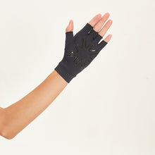 Load image into Gallery viewer, Fingerless Gloves Black UPF50+
