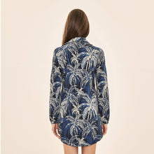 Load image into Gallery viewer, Image 07: Uv Line Shirtdress Shirtdress Coqueiros Marinho Upf50+
