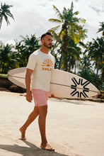 Load image into Gallery viewer, Image 05: Uv Line Fitness Top T-Shirt Solar Off White Upf50+
